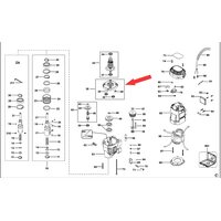 Крышка корпуса редуктора для сверлильного станка DeWalt DWE1622K 1004685-87