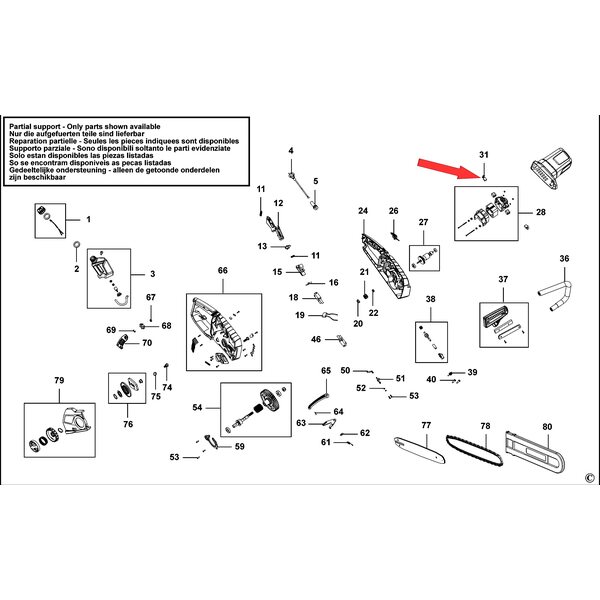 Купить Щетка угольная для пилы Black&Decker CS2245 комплект 1004699-08 .