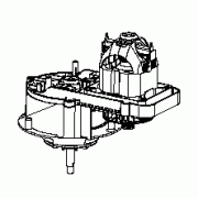 Электродвигатель в сборе с редуктором для газонокосилки Black&Decker LM2000 1004728-91