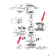 Корпус для шлифмашины DeWalt D26441 1006262-00