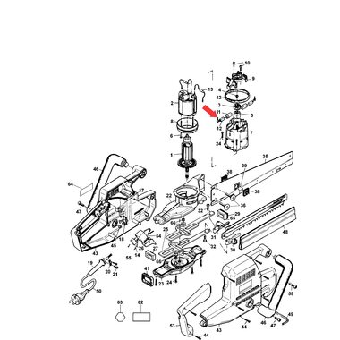 Щетка угольная для пилы DeWalt DW390 322950