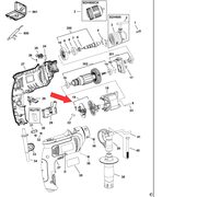 Щеткодержатель в сборе для дрели Stanley SDH600 4020701002