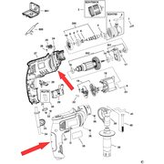 Корпус для дрели Stanley SDH700 4020701601