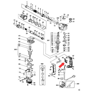 Выключатель для перфоратора Stanley STHR272KS 4030305003