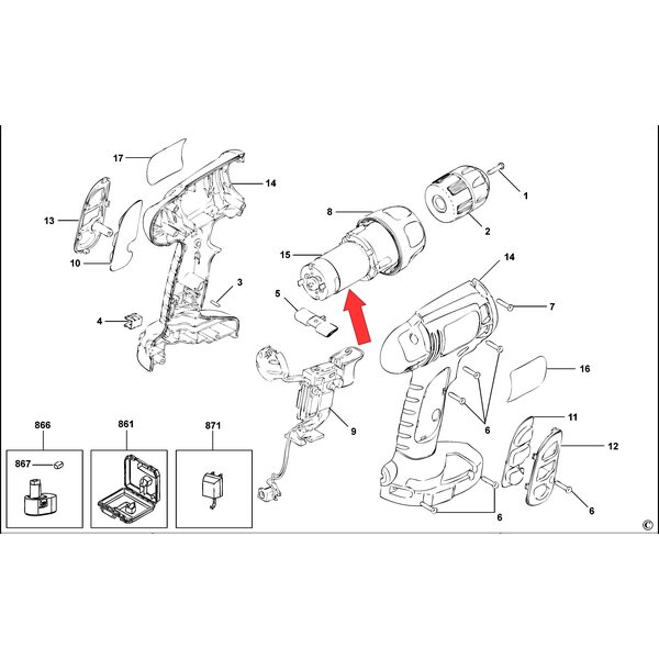 Купить  для дрели-шуруповерта Black&Decker CD120GK .