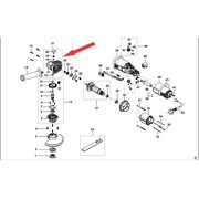 Корпус редуктора в сборе для болгарки Stanley STGS1125 5140104-20