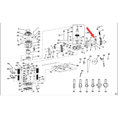 Выключатель для фрезера Stanley SRR1200 5170025-27