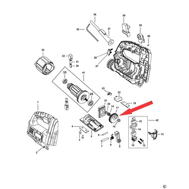 Шестерня для лобзика Black&Decker JS20 5170026-70