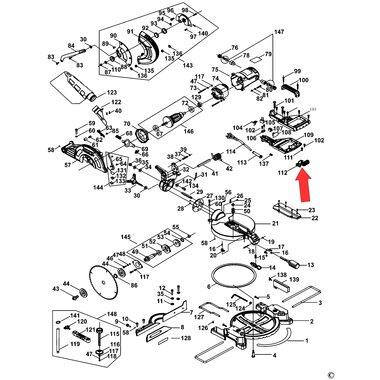 Выключатель для торцовочной пилы Stanley SM16 5170036-34