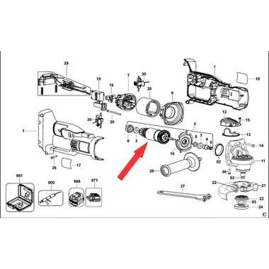 Ротор для болгарки DeWalt DC415 640024-00SV