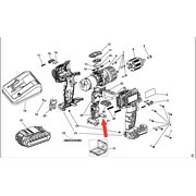 Плата печатная для дрели-шуруповерта Stanley STDC18LHBK 90595419