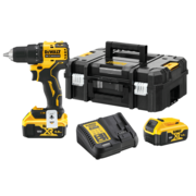 Аккумуляторная дрель-шуруповерт DeWalt DCD708P2T-QW 18 В, 340 Вт, 2x5.0 Ач TSTAK