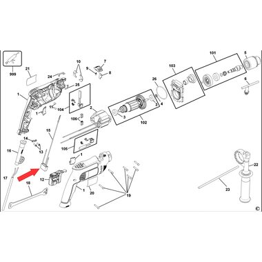 Конденсатор для дрели DeWalt DWD024 N016548