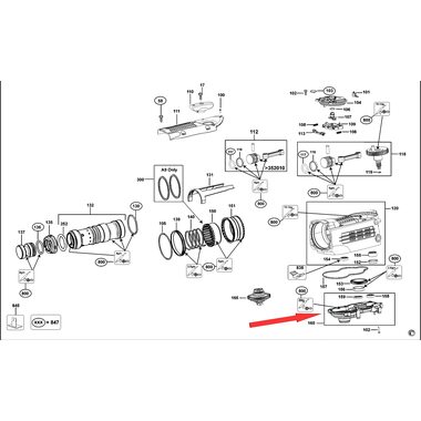 Крышка корпуса редуктора для перфоратора DeWalt D25721K N079387