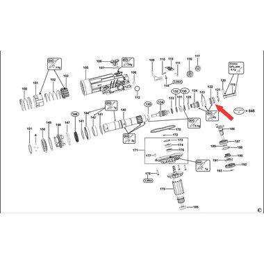 Поршень для отбойного молотка DeWalt D25430K N379413