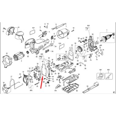 Прокладка для лобзика DeWalt DW333 N444301