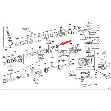 Боек для перфоратора DeWalt D25604 N455684