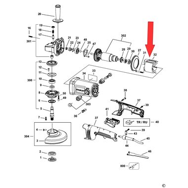 Статор для болгарки Stanley SGM146 N480783