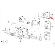 Корпус редуктора в сборе для болгарки Stanley FMEG125V N534105