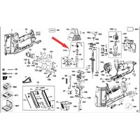 Каретка в сборе для монтажного пистолета DeWalt DCN890 N534149