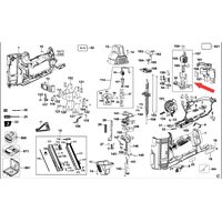 Устройство возвратное в сборе для монтажного пистолета DeWalt DCN890 N534184