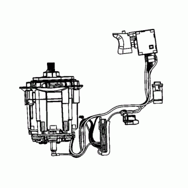 Электродвигатель и выключатель для перфоратора DeWalt DCH323 N543354