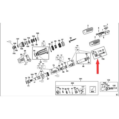 Поршень в сборе для перфоратора DeWalt D25773 N580512