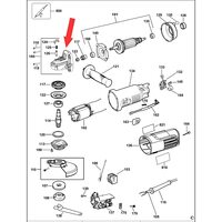 Корпус редуктора в сборе для болгарки DeWalt DWE4115 N588618