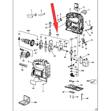 Шестерня в сборе для лобзика Stanley SJ60 N619487