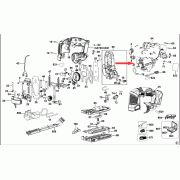 Электродвигатель и выключатель для лобзика DeWalt DCS334