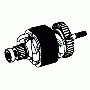 Электродвигатель в сборе для перфоратора Stanley FMEH1100 N663247