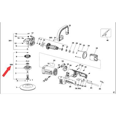 Редуктор в сборе для полировальной машины Stanley SP137 N677432