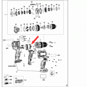 Электродвигатель для дрели-шуруповерта DeWalt DCD701