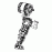 Электродвигатель и выключатель для гайковерта DeWalt DCF902 N681956 Электродвигатель и выключатель для гайковерта DeWalt DCF902 N681956