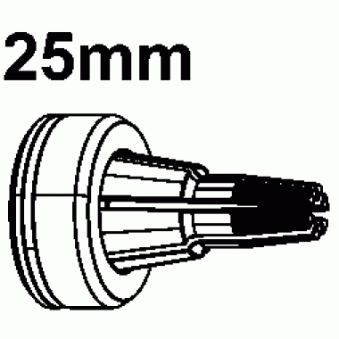 Головка 25 мм для расширителя труб DeWalt DCE400 N715849
