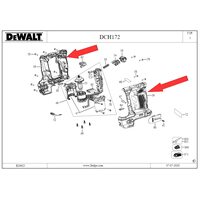 Корпус для перфоратора DeWalt DCH172N N764732