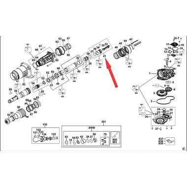 Поршень в сборе для перфоратора DeWalt D25614 N773632