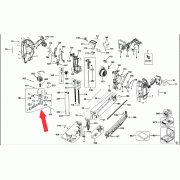 Ось и каретка для монтажного пистолета DeWalt DCN660 N812432