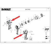 Корпус для гайковерта DeWalt DCF903 N815433