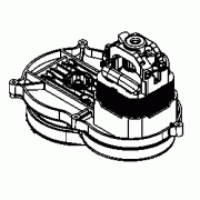 Электродвигатель в сборе с редуктором для газонокосилки Black&Decker BEMW451 N854475