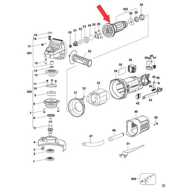 Ротор для болгарки Stanley FMEG625 N875654