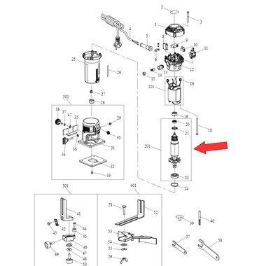 Ротор для фрезера Stanley ST55 N895838