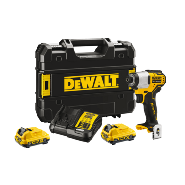 Импульсный аккумуляторный шуруповерт DeWalt DCF801D2-QW 12 В, 163 Нм, 2x2.0 Ач TSTAK