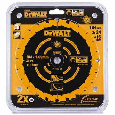 Пильный диск DeWalt Extreme DT10302-QZ 184х16 мм по дереву