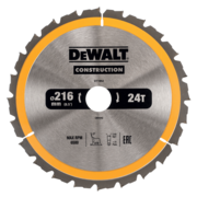 Пильный диск DeWalt Construction DT1952-QZ 216x30 по дереву с гвоздями