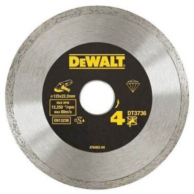Алмазный диск DeWalt DT3736-XJ 125х22.2 мм по керамике